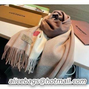 Best Price Burberry Heart Cashmere Long Scarf 70x200cm BR111102 Beige 2025