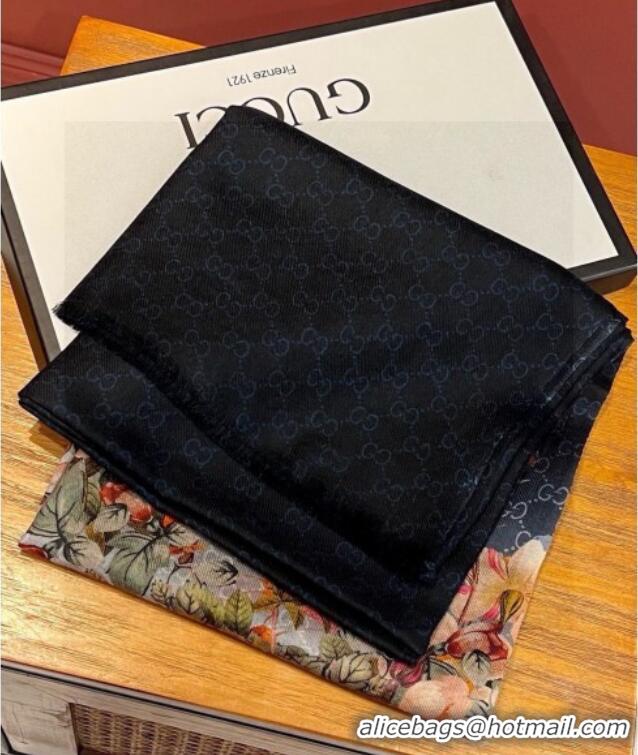 Buy Cheap Gucci Cashmere Long Scarf 110x200cm GG111143 Black 2025