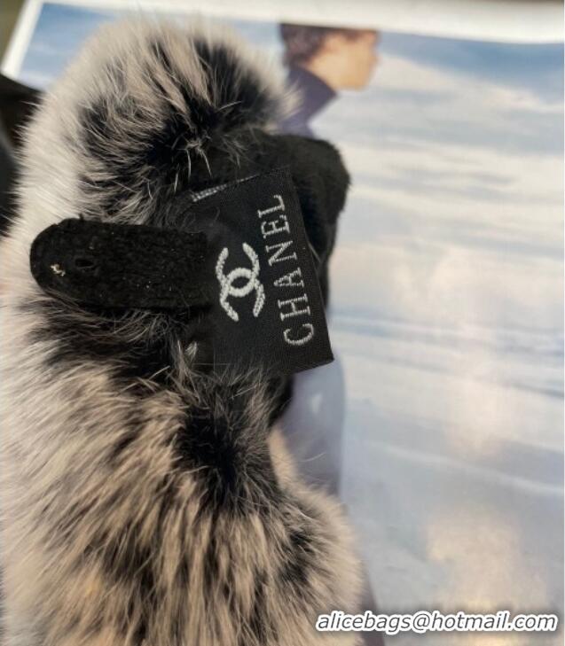 Market Sells Chanel Quilted Lambskin Gloves 1129 Black 2024