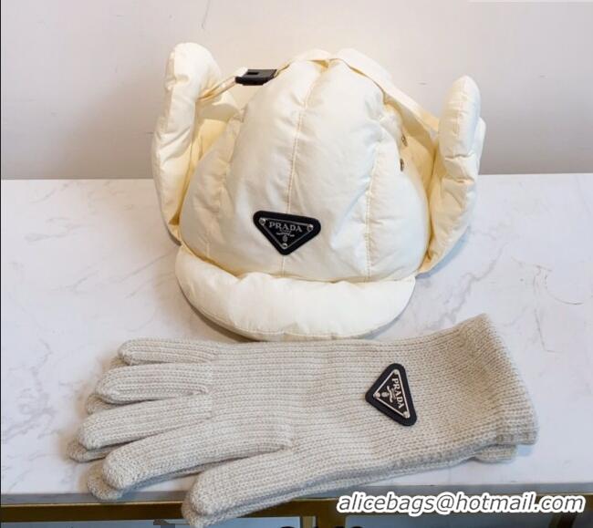 Grade Design Prada Knit Gloves 0111 White 2024