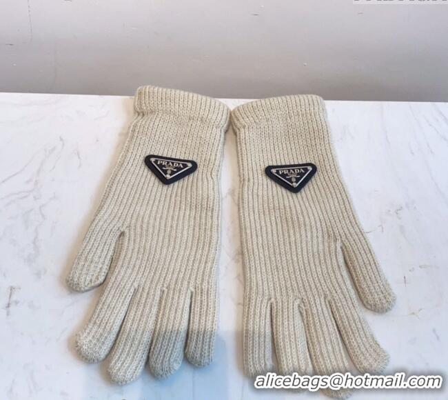 Grade Design Prada Knit Gloves 0111 White 2024