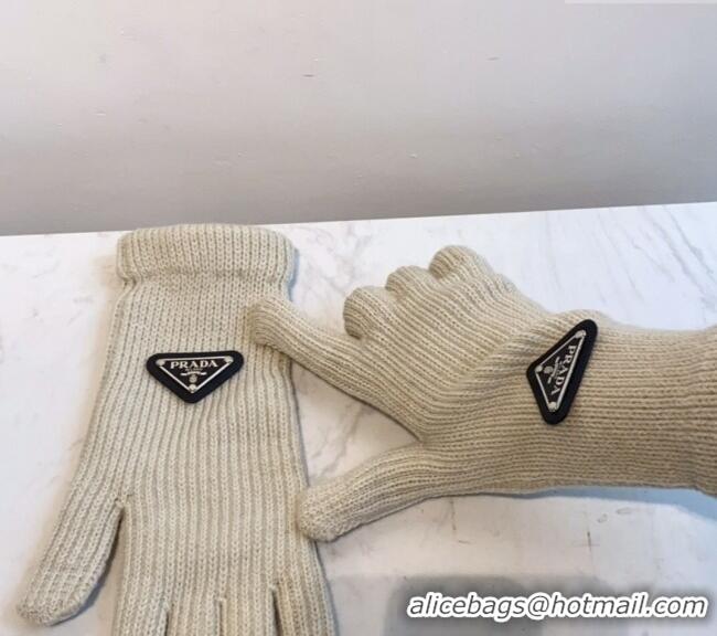 Grade Design Prada Knit Gloves 0111 White 2024