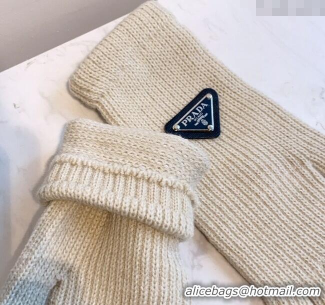 Grade Design Prada Knit Gloves 0111 White 2024