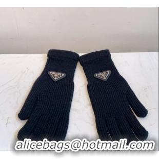 Grade Design Prada Knit Gloves 0111 Black 2024