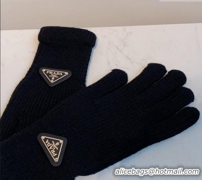 Grade Design Prada Knit Gloves 0111 Black 2024