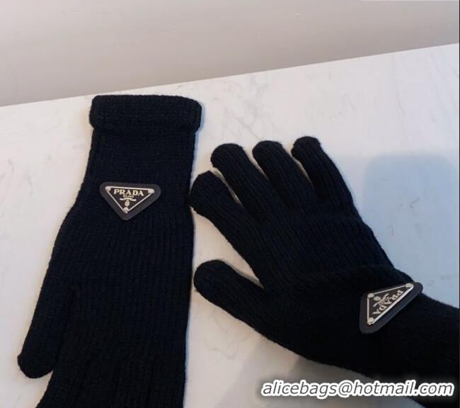 Grade Design Prada Knit Gloves 0111 Black 2024