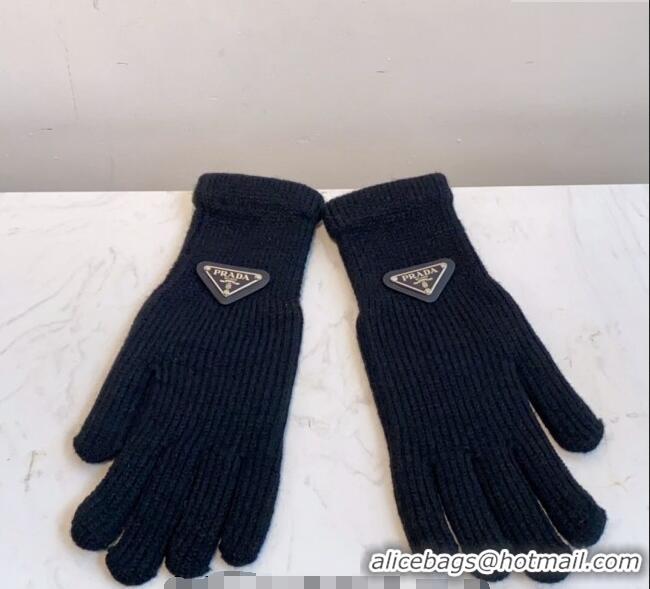 Grade Design Prada Knit Gloves 0111 Black 2024