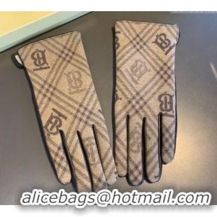 Good Looking Burberry TB Lambskin and Cashmere Gloves 0111 Beige 2024
