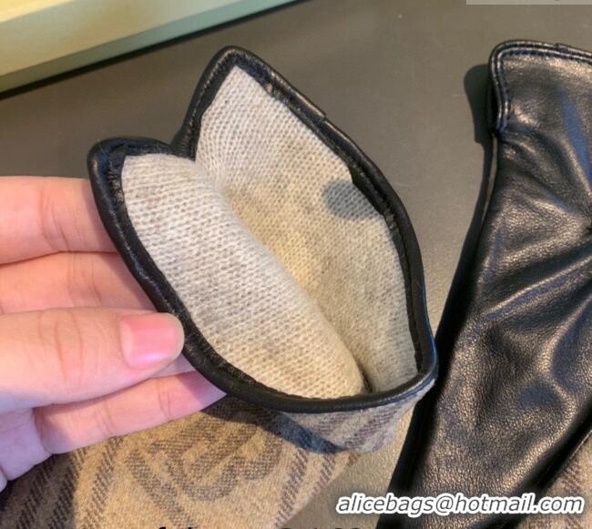 Good Looking Burberry TB Lambskin and Cashmere Gloves 0111 Beige 2024