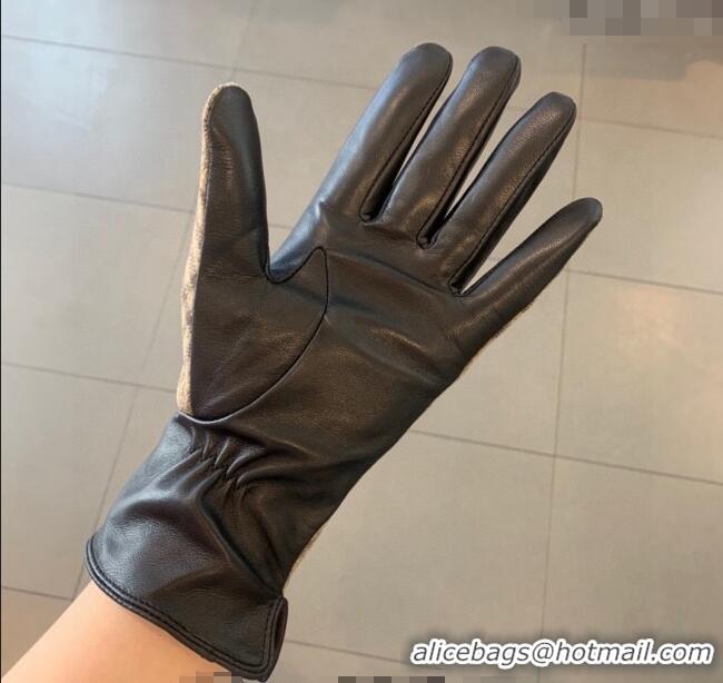 Good Looking Burberry TB Lambskin and Cashmere Gloves 0111 Beige 2024