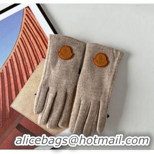 Buy Discount Moncler Fabric Gloves 1129 Beige 2024