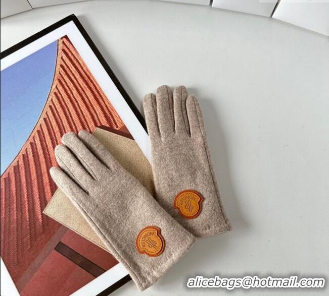 Buy Discount Moncler Fabric Gloves 1129 Beige 2024