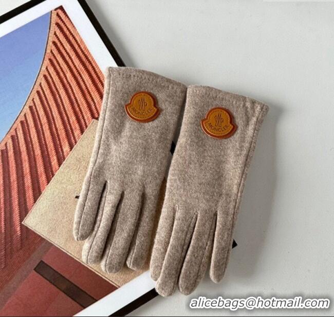 Buy Discount Moncler Fabric Gloves 1129 Beige 2024