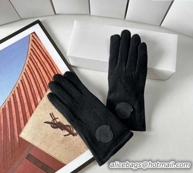 Buy Discount Moncler Fabric Gloves 1129 Black 2024