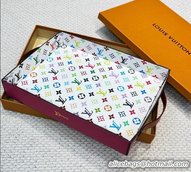 Big Discount Louis Vuitton LV x TM Vers Tray GI1280 White/Pink 2025