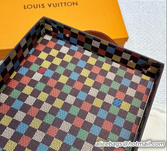 Luxury Discount Louis Vuitton LV Vers Damier Tray GI1280 Yellow 2025