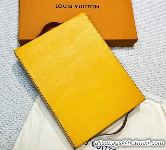 Luxury Discount Louis Vuitton LV Vers Damier Tray GI1280 Yellow 2025