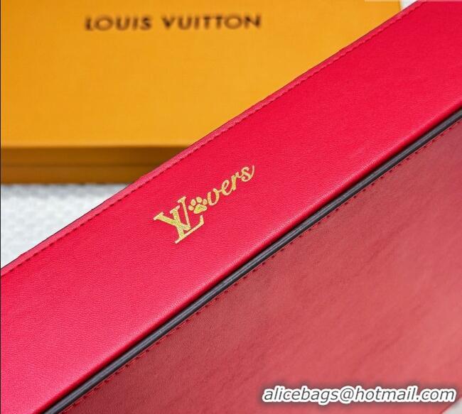Super Quality Louis Vuitton LV Vers Monogram Tray GI1280 Red 2025