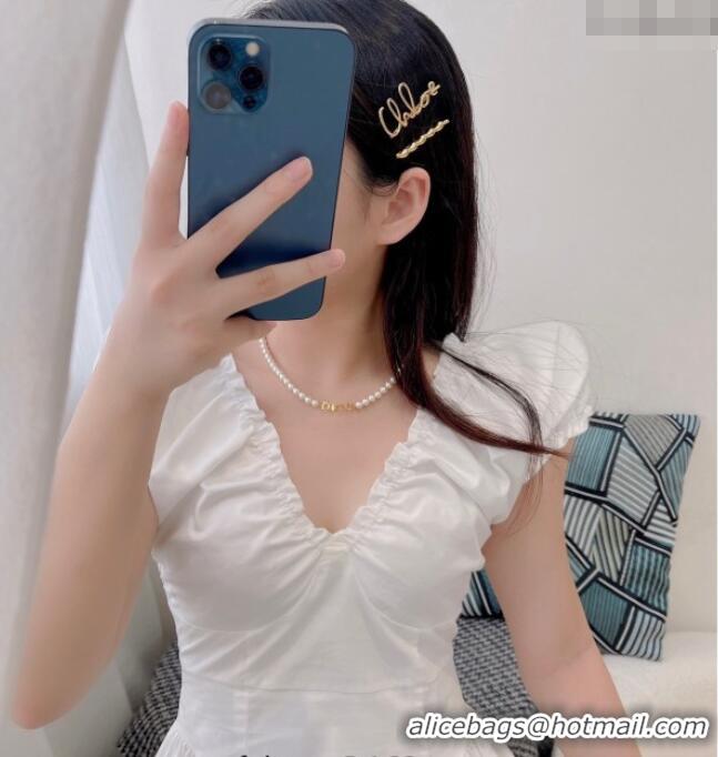 Buy Discount Chloe Logo Hair Clip Set C0618 2025