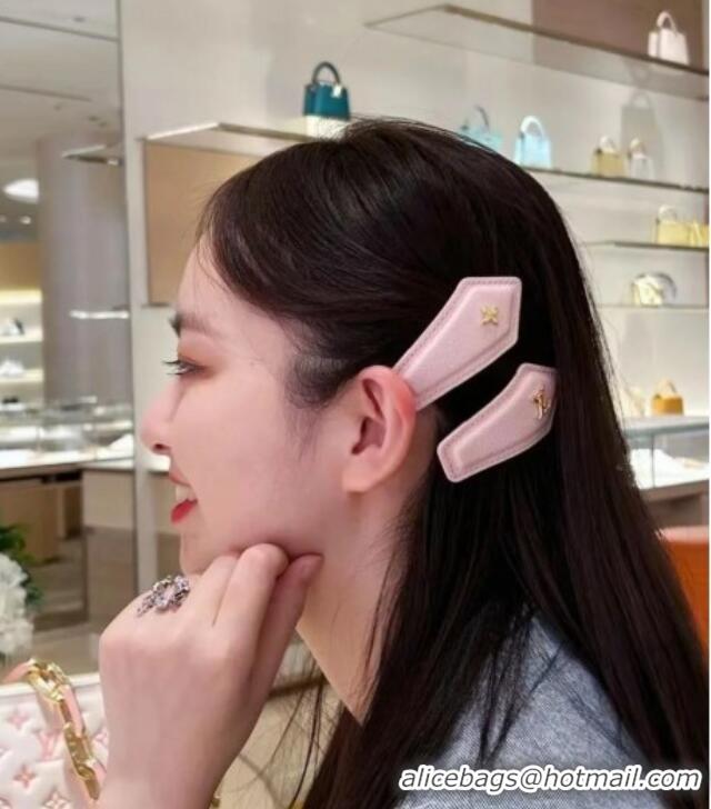 Super Quality Louis Vuitton LV Backstage Hair Clip LV070338 Pink 2025