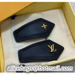 Well Crafted Louis Vuitton LV Backstage Hair Clip LV070339 Black 2025