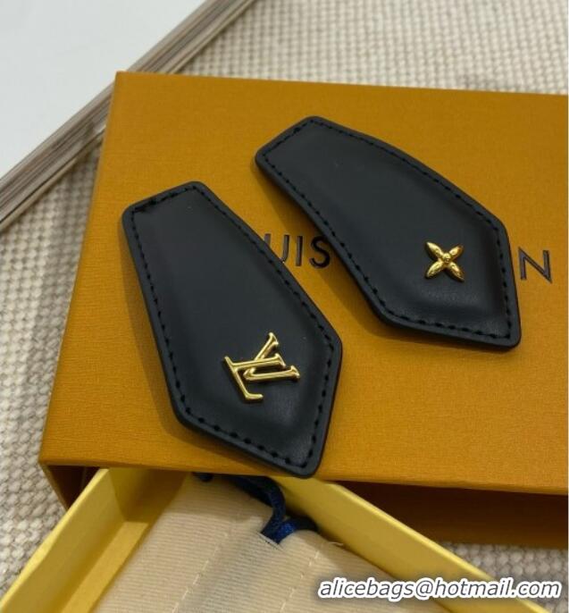 Well Crafted Louis Vuitton LV Backstage Hair Clip LV070339 Black 2025