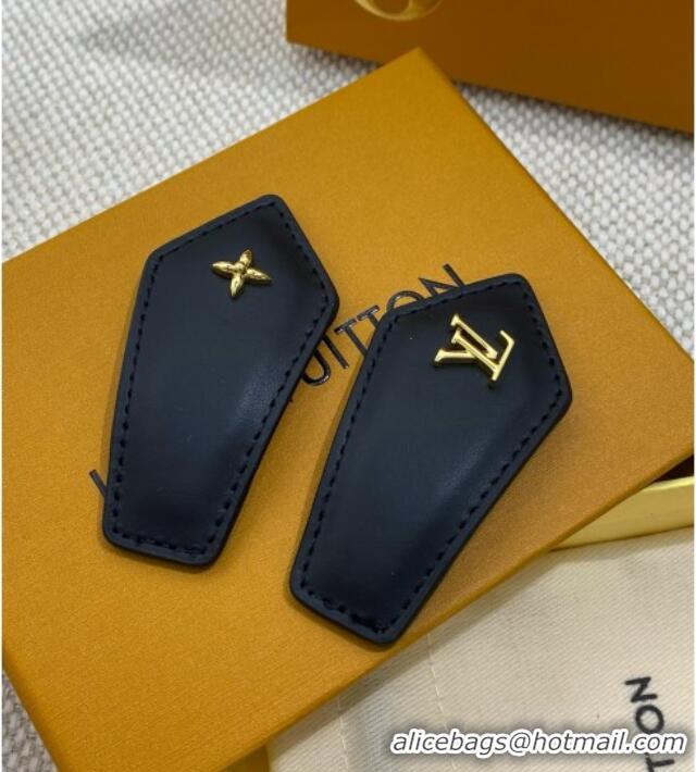Well Crafted Louis Vuitton LV Backstage Hair Clip LV070339 Black 2025