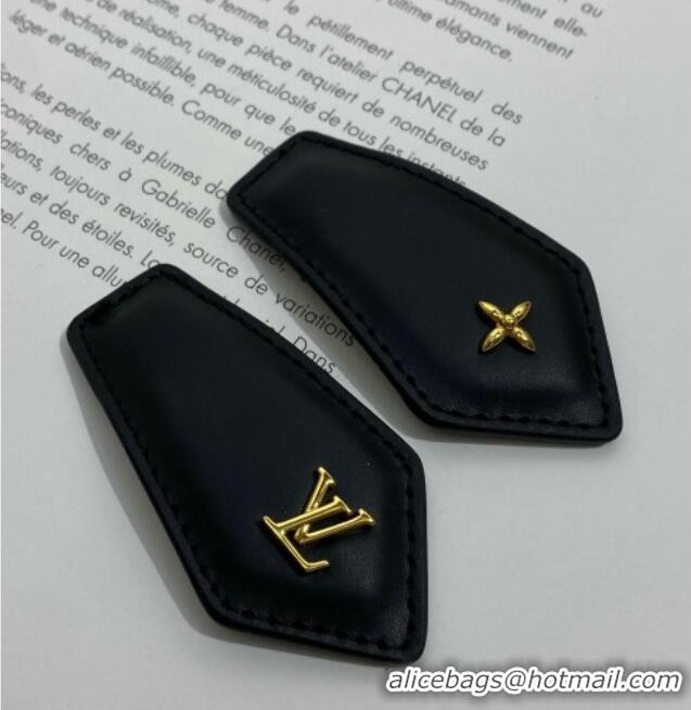 Well Crafted Louis Vuitton LV Backstage Hair Clip LV070339 Black 2025