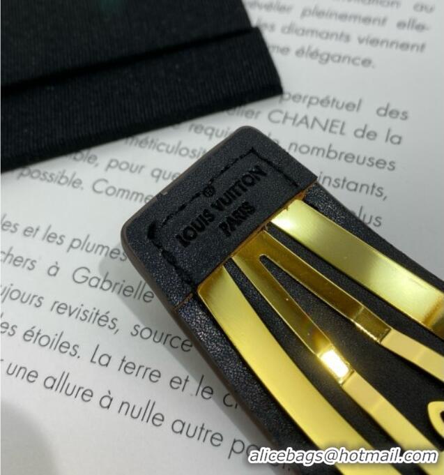 Trendy Design Louis Vuitton LV Backstage Monogram Hair Clip LV070340 Brown 2025