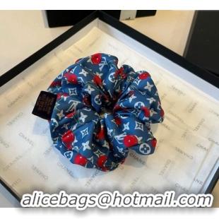 Cheap Price Louis Vuitton LV x TM Cerise Cherry Hairring 0723 Navy Blue 2025