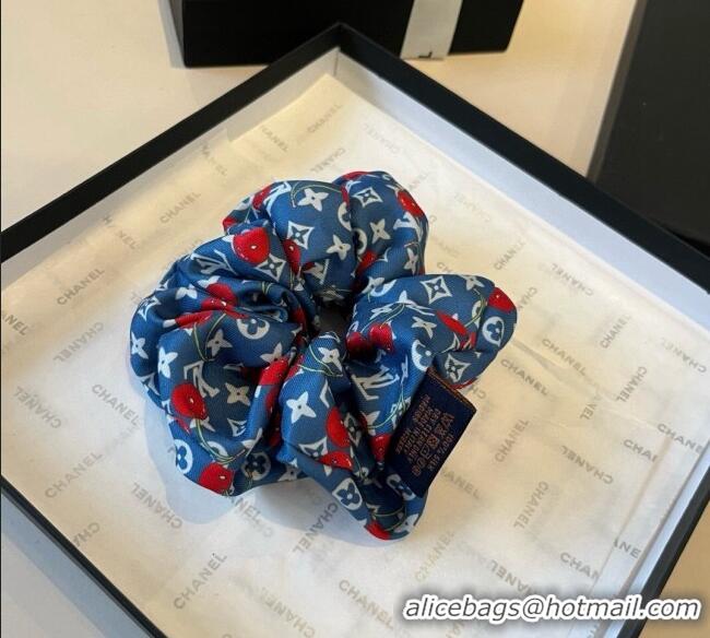 Cheap Price Louis Vuitton LV x TM Cerise Cherry Hairring 0723 Navy Blue 2025