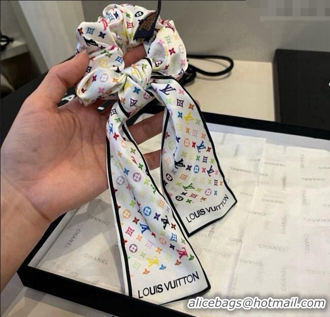 Good Taste Louis Vuitton LV x TM Multicolor Bow Hairring L3092 White 2025