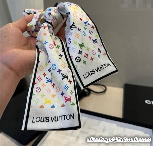 Good Taste Louis Vuitton LV x TM Multicolor Bow Hairring L3092 White 2025