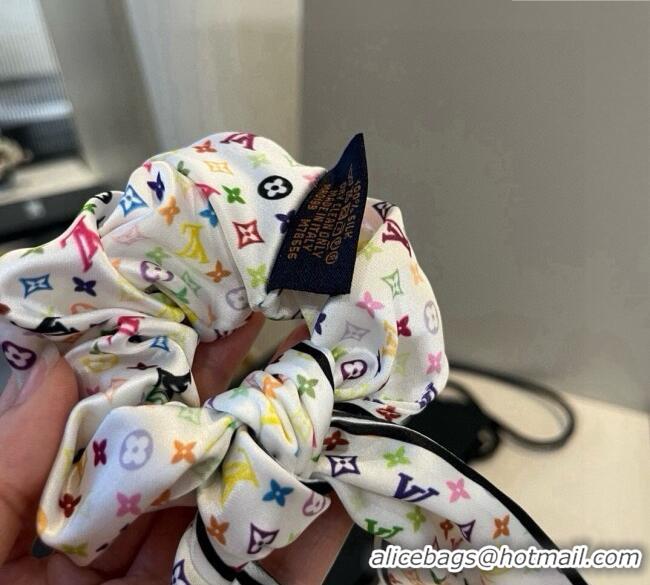 Good Taste Louis Vuitton LV x TM Multicolor Bow Hairring L3092 White 2025