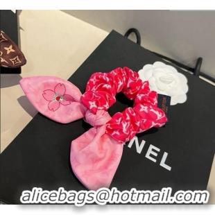 Top Grade Louis Vuitton LV x TM Cherry Blossom Bow Hairring L3087 Pink 2025