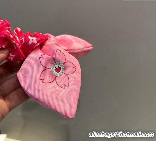 Top Grade Louis Vuitton LV x TM Cherry Blossom Bow Hairring L3087 Pink 2025