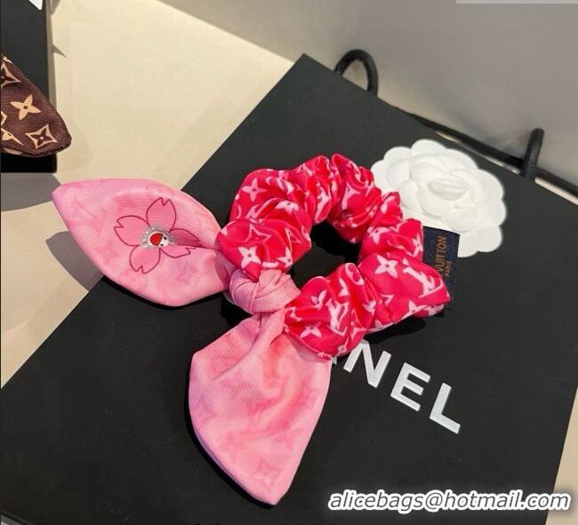 Top Grade Louis Vuitton LV x TM Cherry Blossom Bow Hairring L3087 Pink 2025