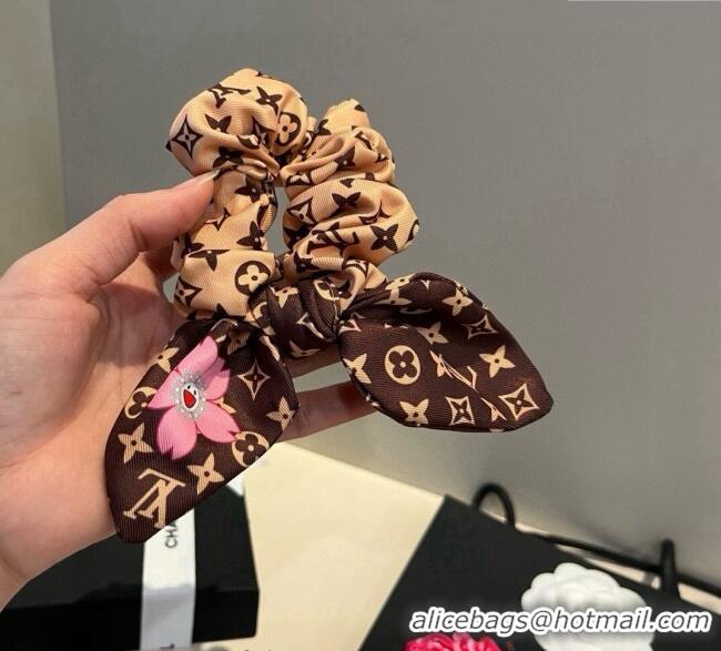 Promotional Louis Vuitton LV x TM Cherry Blossom Bow Hairring L3087 Brown 2025