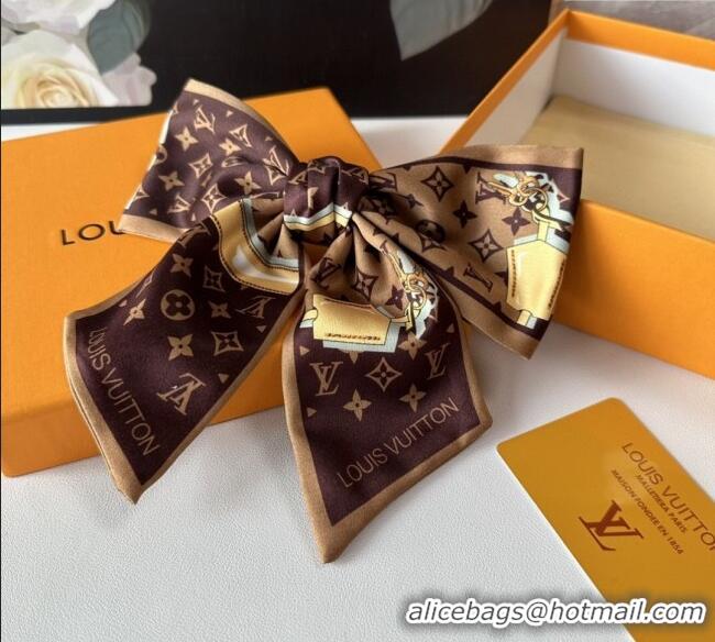 Promotional Louis Vuitton Bow Hair Clip 0723 Brown 2025