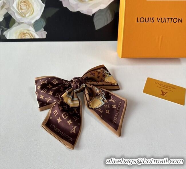 Promotional Louis Vuitton Bow Hair Clip 0723 Brown 2025