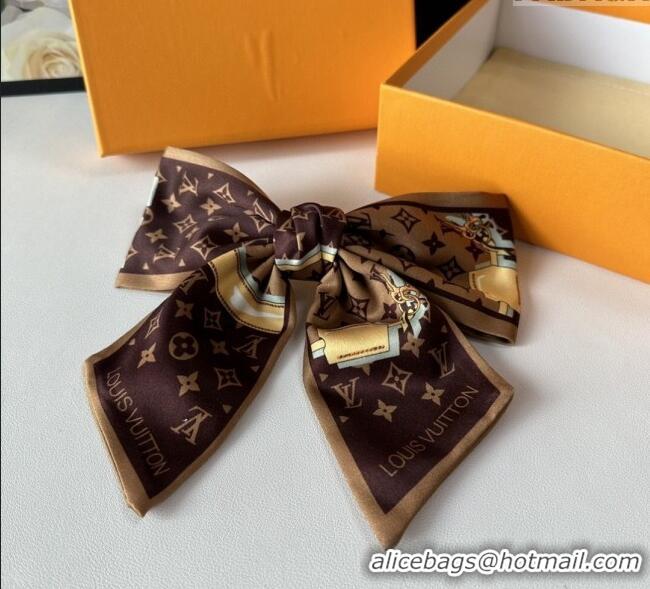 Promotional Louis Vuitton Bow Hair Clip 0723 Brown 2025