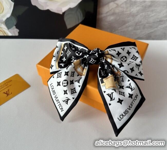 Super Quality Louis Vuitton Bow Hair Clip 0723 White 2025