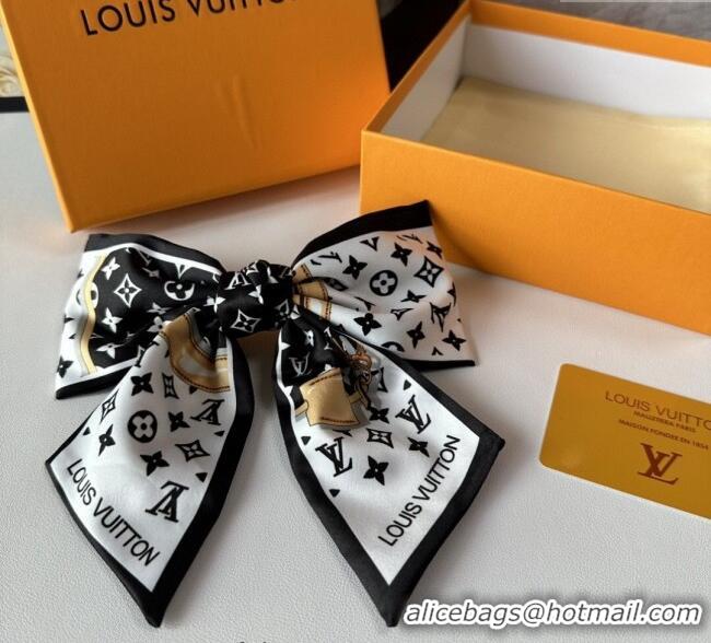 Super Quality Louis Vuitton Bow Hair Clip 0723 White 2025