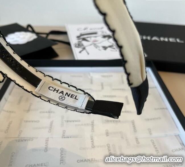 Grade Design Chanel Bow Headband 0723 White 2025