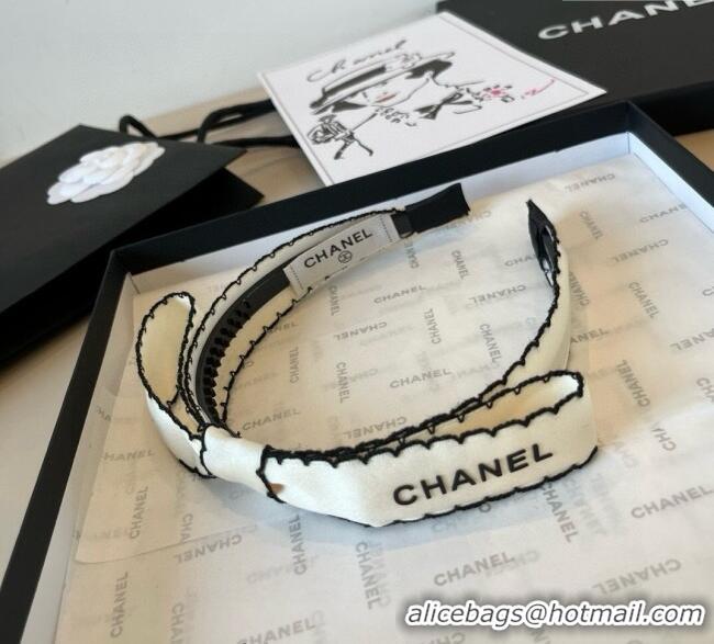 Grade Design Chanel Bow Headband 0723 White 2025
