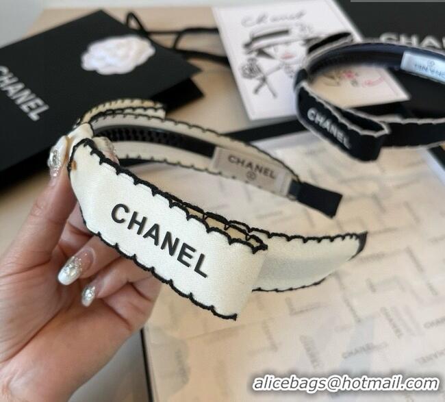 Grade Design Chanel Bow Headband 0723 White 2025