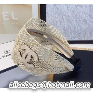 Good Taste Chanel Mesh Headband 0723 Beige 2025
