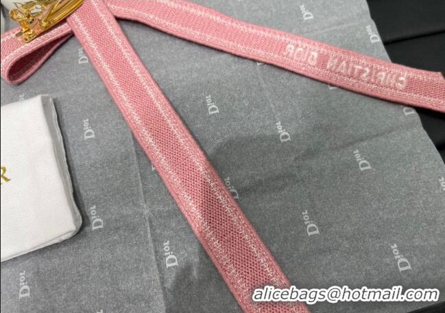 Luxury Discount Dior Twist Bow Hair Clip 0723 Pink 2025