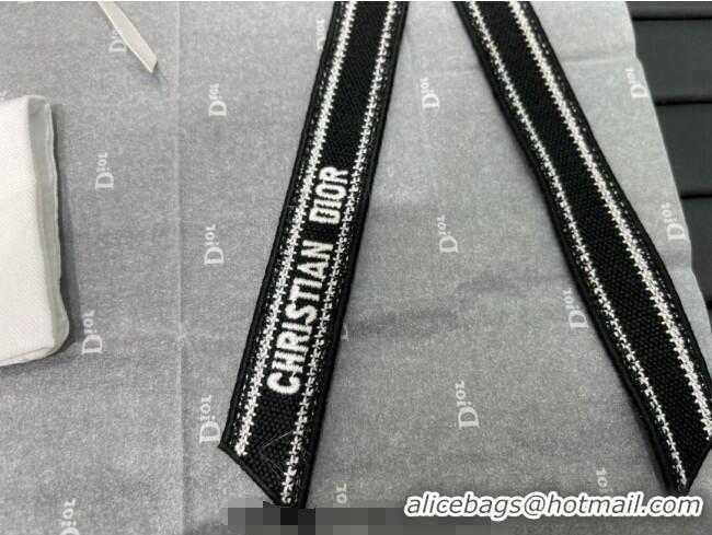 Best Product Dior Twist Bow Hair Clip 0723 Black 2025