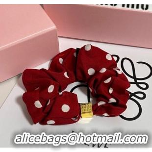 Best Price Miu Miu Dotted Hairring 0723 Red 2025